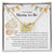 To An Amazing Mama To Be - Interlocking Heart Necklace Interlocking Hearts Necklace