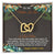 To My Loving Mother In Law-Happy Mother'S Day Interlocking Hearts Necklace