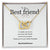 Best Friend Forever Interlocking Hearts Necklace