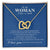 To The Woman I Love So Much - Interlocking Heart Necklace Interlocking Hearts Necklace