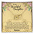 To My Beautiful Daughter Forever Necklace Interlocking Hearts Necklace