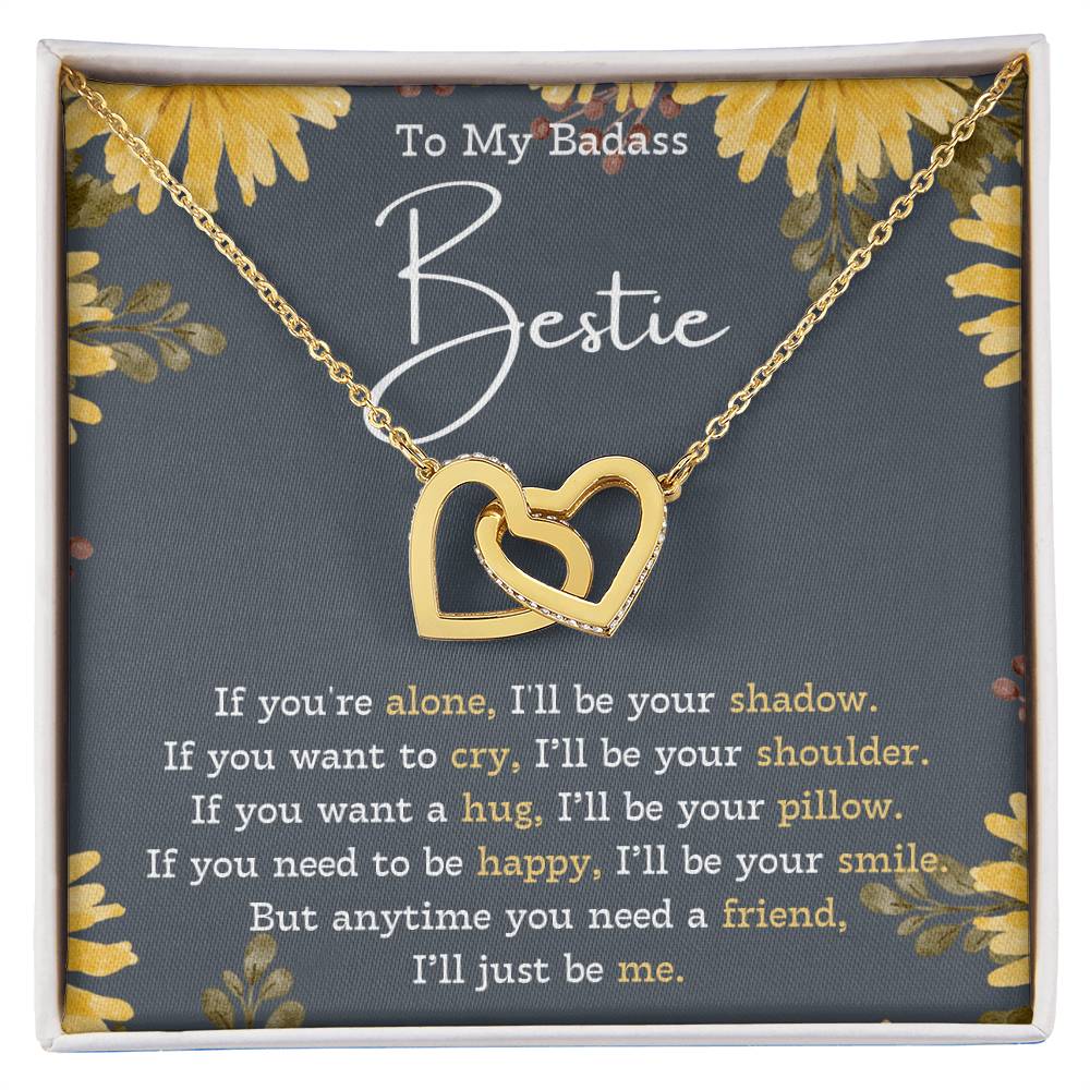 Best Friend Necklace Best Friend Gift Gift For Friend Friendship Interlocking Necklace Friend Forever Gifts Best Friend Birthday Gifts Interlocking Hearts Necklace