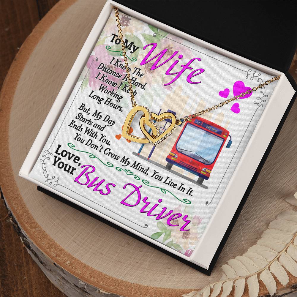 Bus Driver'S Wife - Interlocking Heart Necklace Interlocking Hearts Necklace