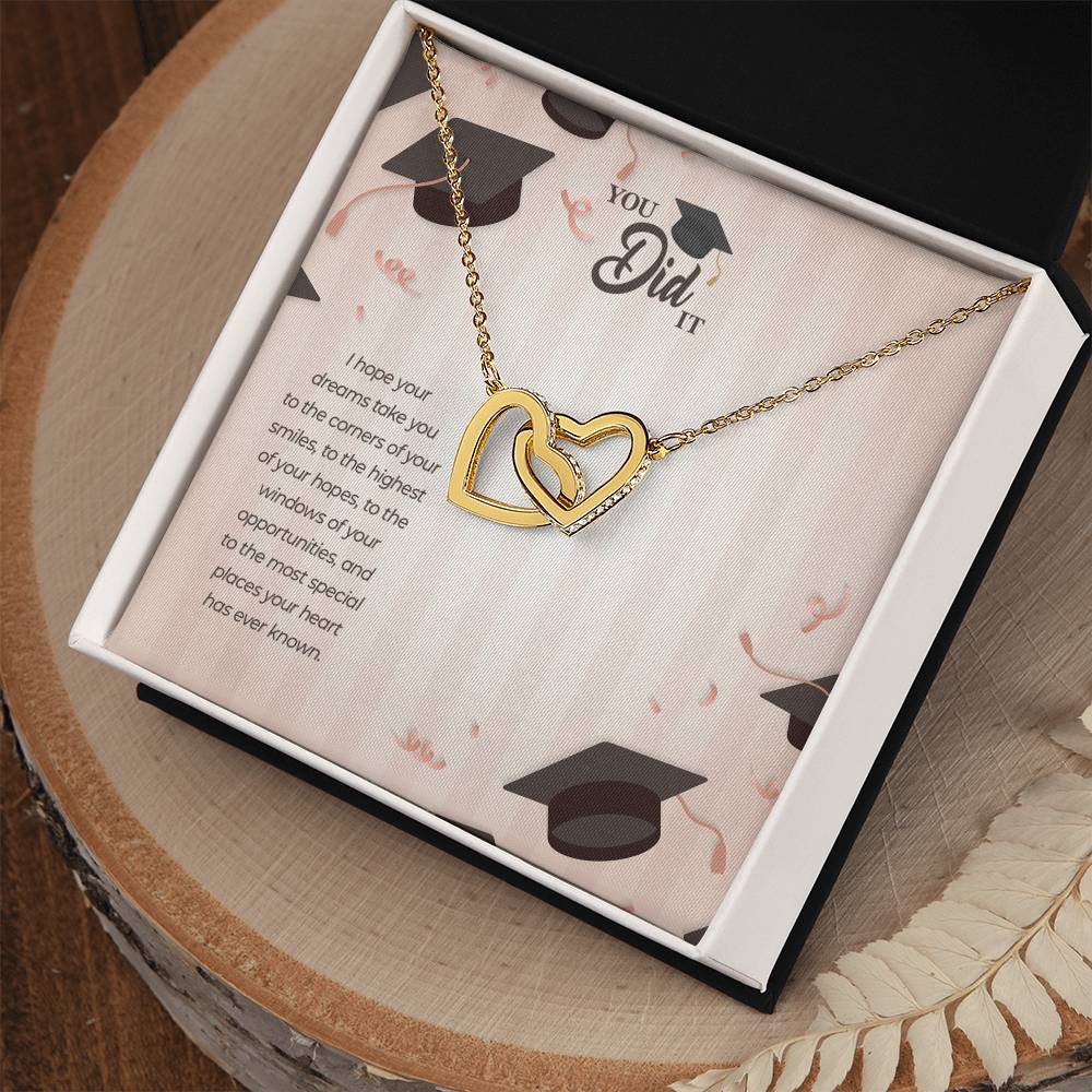 Taking You To Your Dreams - Interlocking Hearts Necklace
