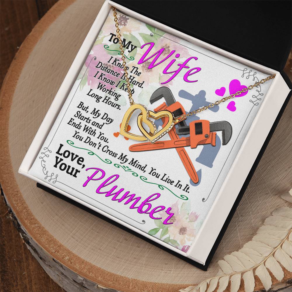 Plumber'S Wife - Interlocking Heart Necklace Interlocking Hearts Necklace