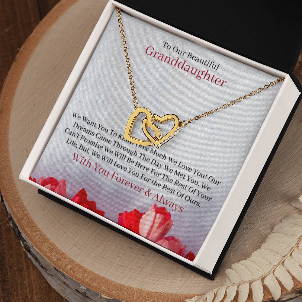 The Perfect Gift For Your Granddaughter. Interlocking Hearts Necklace