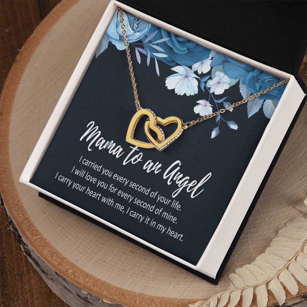 Miscarriage Necklace Gift For Moms Interlocking Hearts Necklace