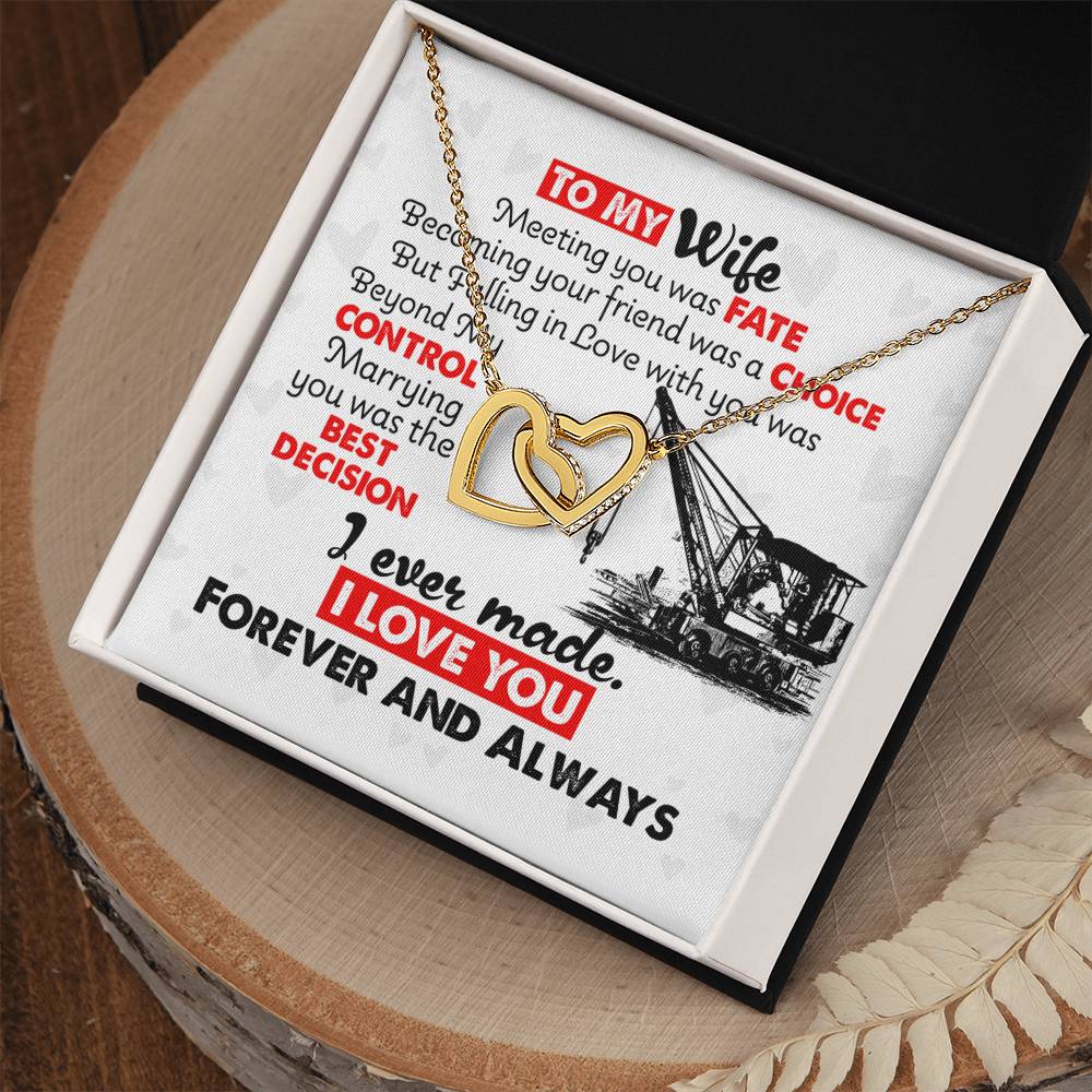 Crane Operator'S Wife - Interlocking Heart Necklace Interlocking Hearts Necklace