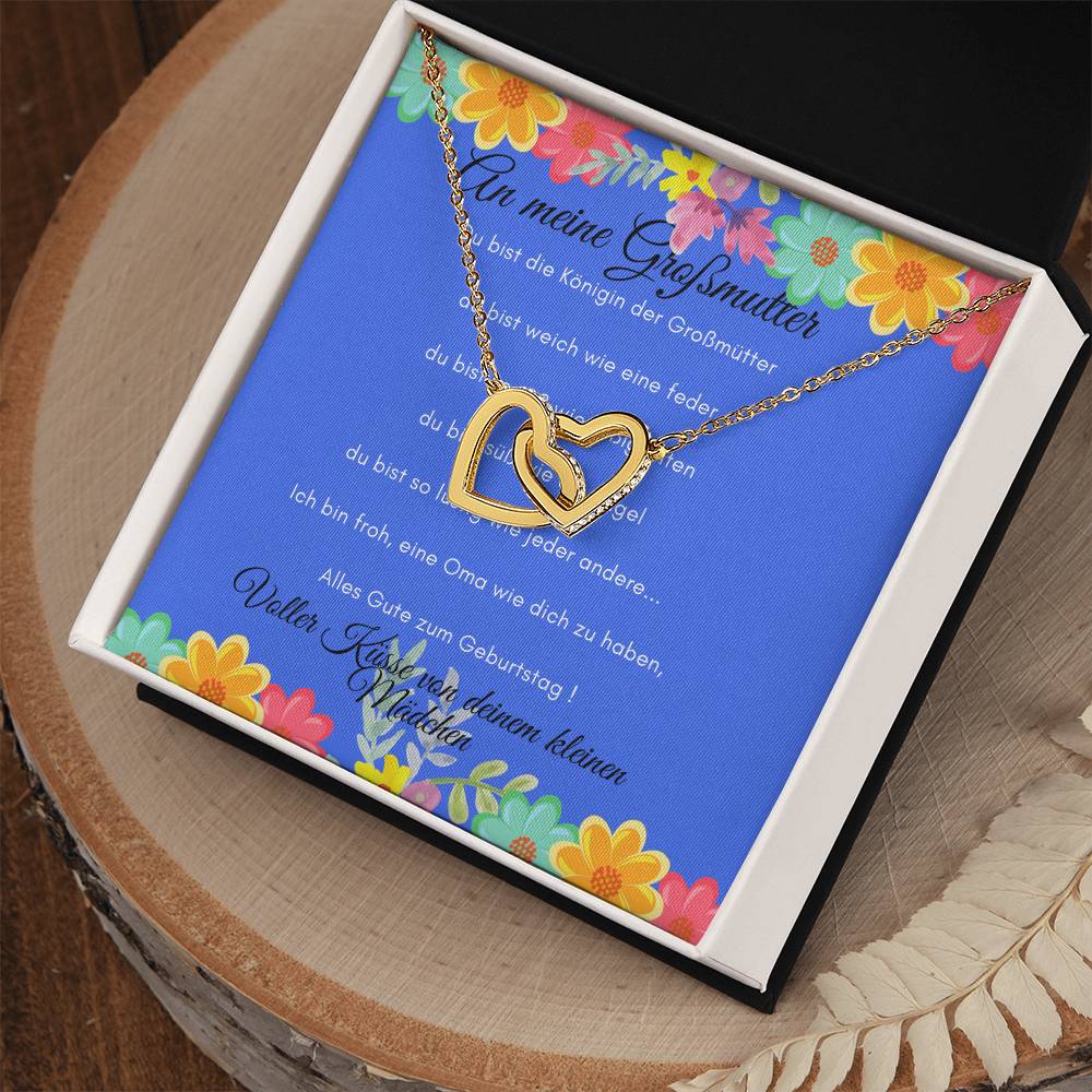 Großmutter Deiner Enkelin3 Interlocking Hearts Necklace