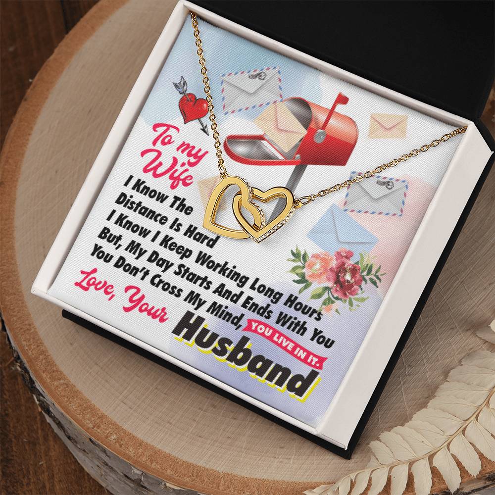 Postal Worker'S Wife - Interlocking Heart Necklace Interlocking Hearts Necklace