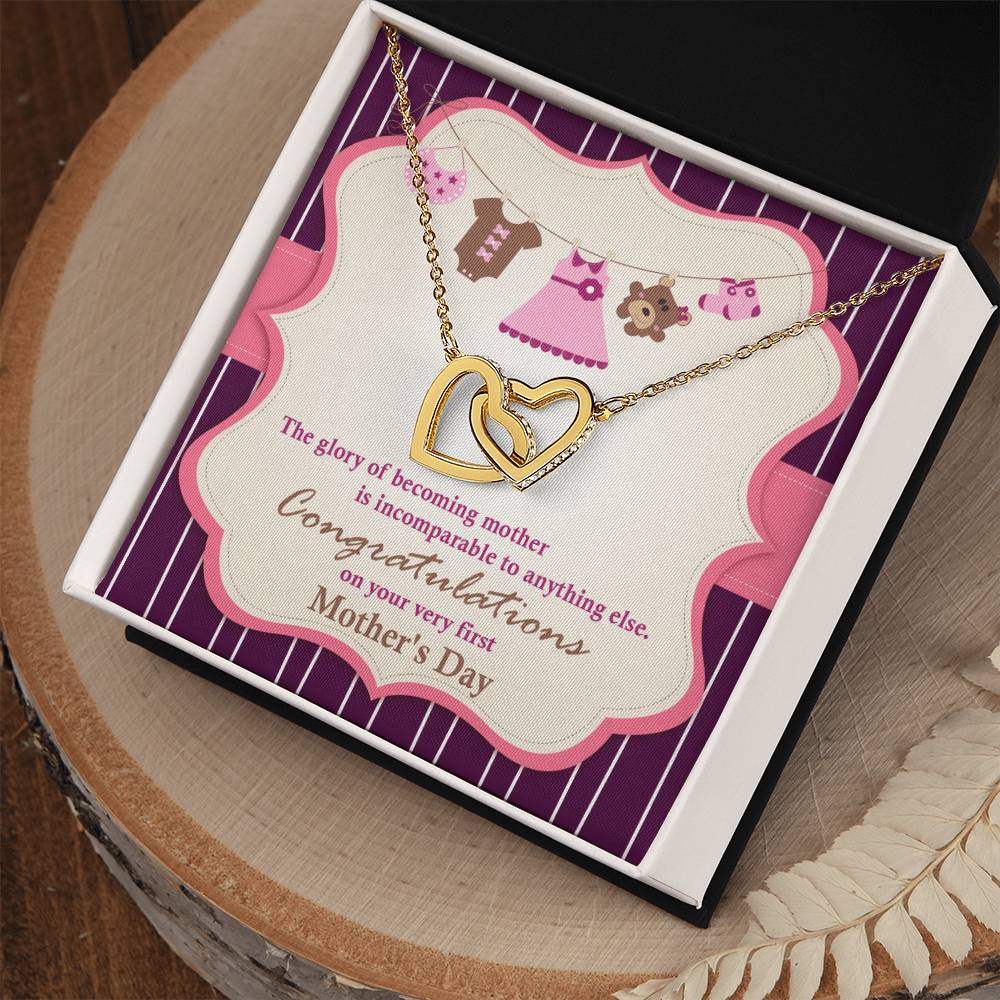 Interlocked Hearts - Mother'S Day Interlocking Hearts Necklace