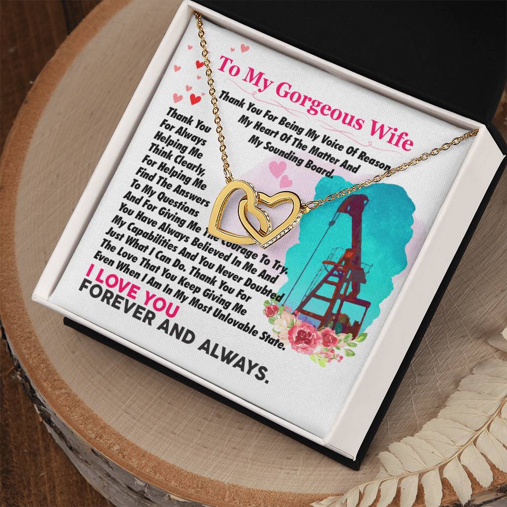 Oilfield Man'S Wife - Interlocking Heart Necklace Interlocking Hearts Necklace