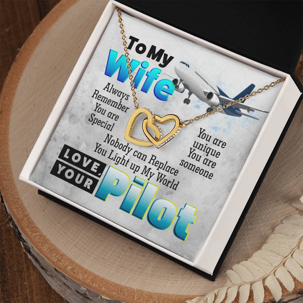 Pilot'S Wife - Interlocking Heart Necklace Interlocking Hearts Necklace