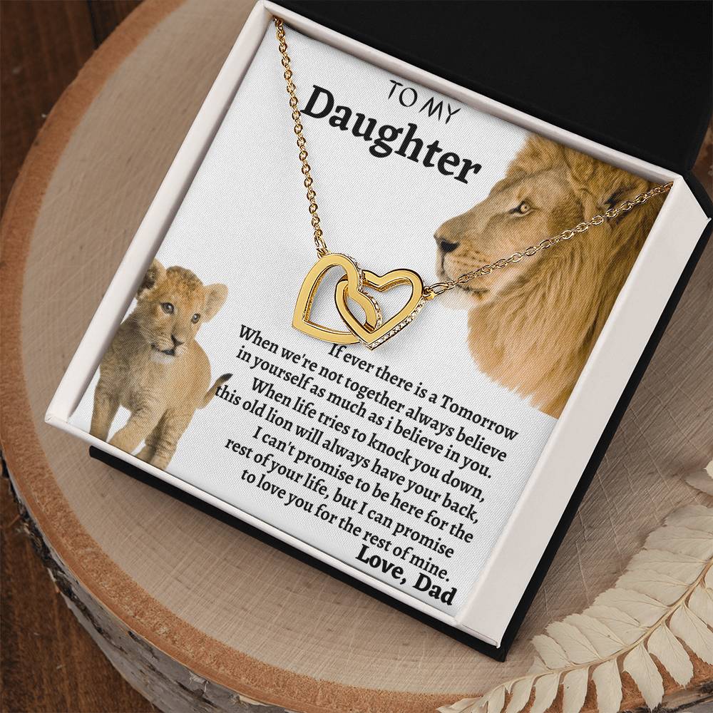 Gift For Daughter Interlocking Interlocking Hearts Necklace