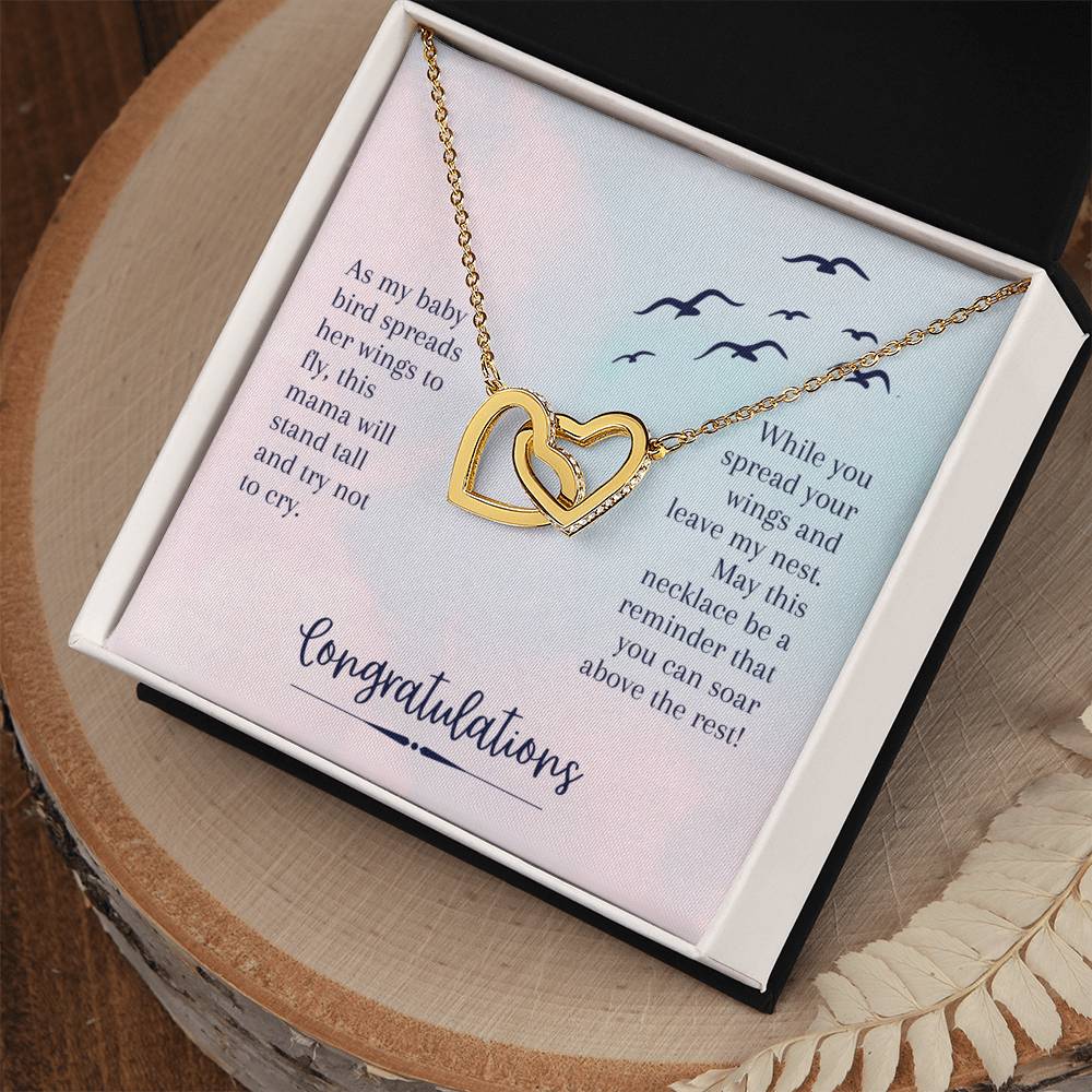 Interlocked Heart Neckless - Graduation Day Interlocking Hearts Necklace