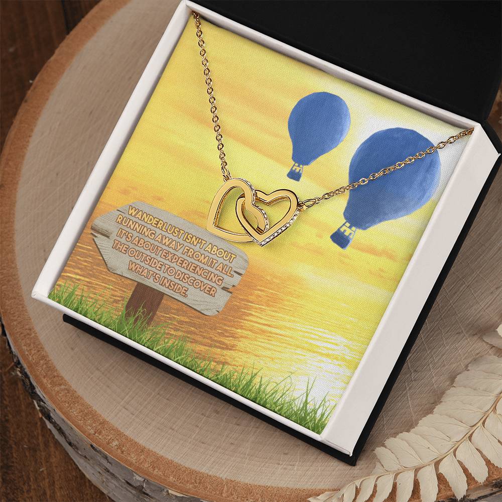 To My Boyfriend'S Mom Necklace Mother In Law Jewelry Gift For Christmas Birthday & Mother'S Day Message Card To Boyfriend Mother Interlocking Hearts Necklace