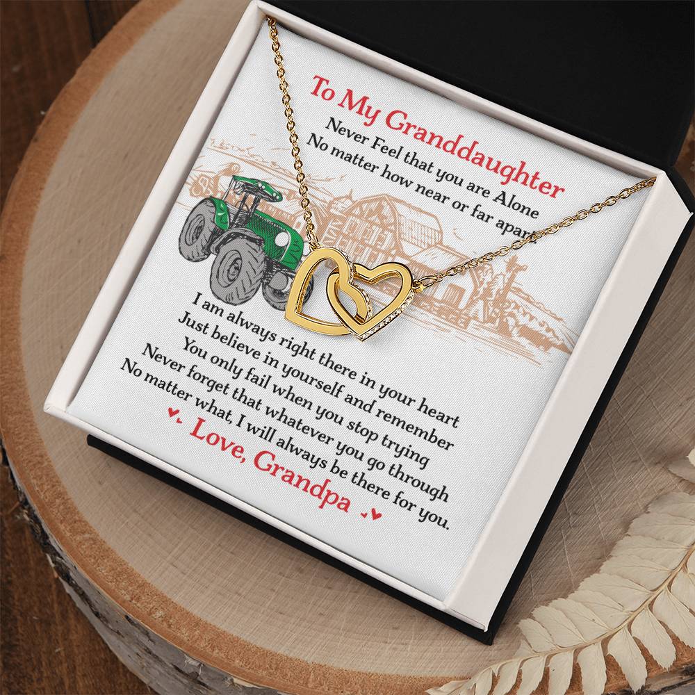 Farmer'S Granddaughter - Interlocking Heart Necklace Interlocking Hearts Necklace