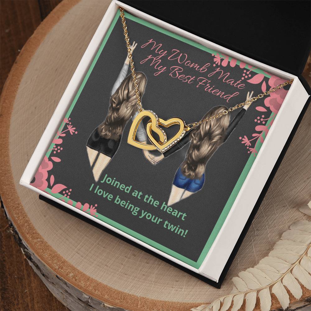 Joined At The Heart Interlocking Hearts Necklace