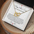 To My Daughter Mother'S Day Gift Necklace Interlocking Hearts Necklace