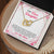 To My Dear Daughter Gift From Mother Interlocking Hearts Necklace