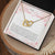 To My Best Friend - You Came Into My Life Unexpectedly - Interlocking Hearts Necklace