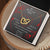 To My Lovely Wife-Two Interlocked Heart Necklace Pendant Interlocking Hearts Necklace