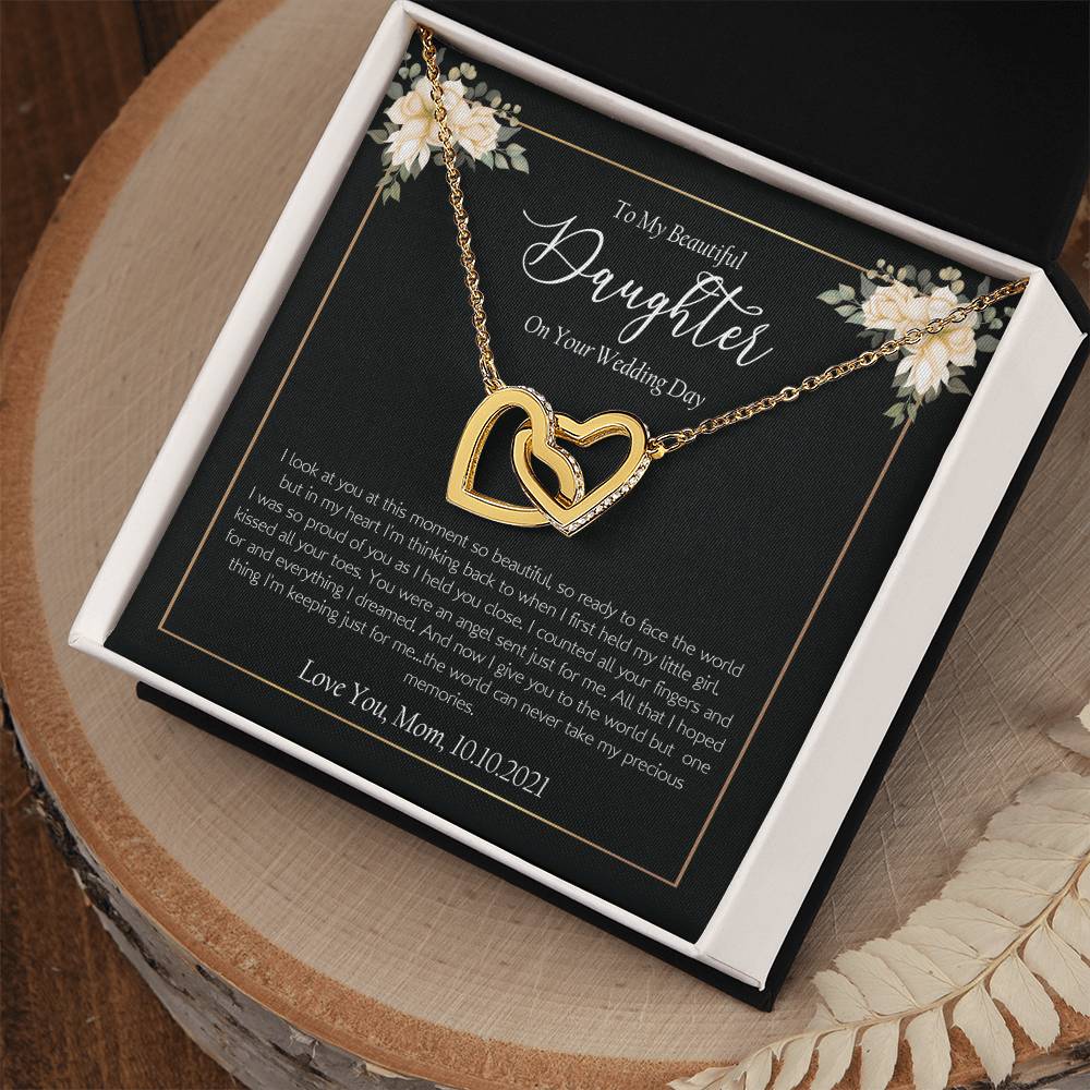 Daugther Wedding #2 Interlocking Hearts Necklace