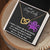 To My Sexy Lady - I Wish I Had 8 Hands - Love Necklace Interlocking Hearts Necklace
