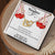 To My Daughter - You Touched My Heart & Soul Interlocking Hearts Necklace