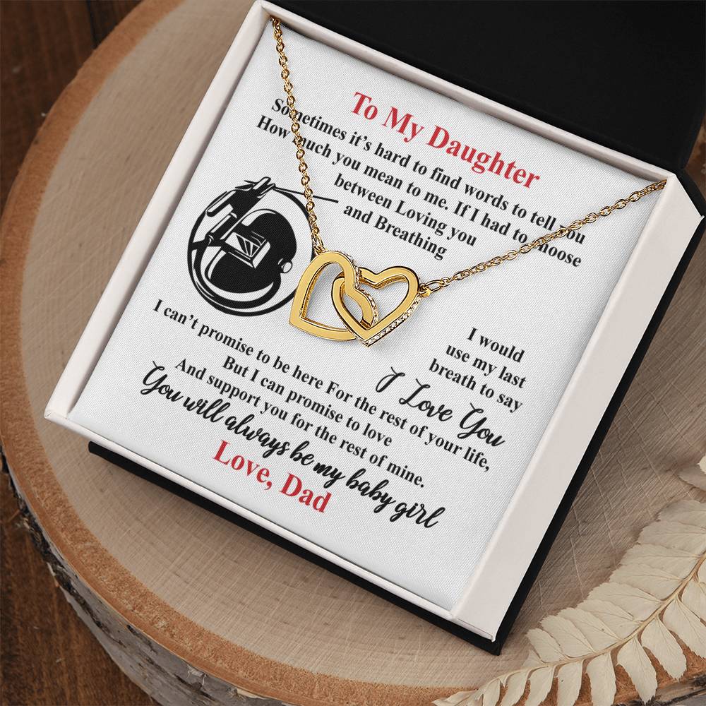 Welder'S Daughter - Interlocking Heart Necklace Interlocking Hearts Necklace