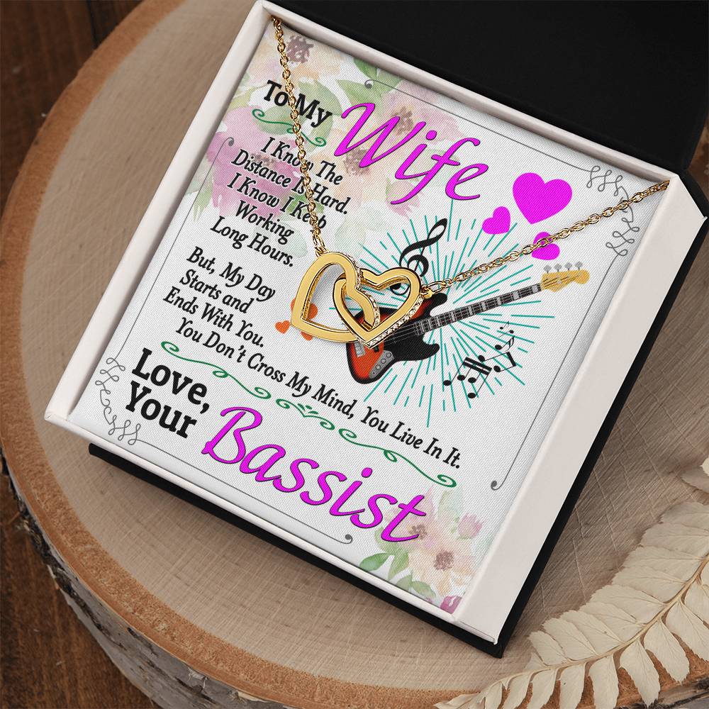 Bassist'S Wife - Interlocking Heart Necklace Interlocking Hearts Necklace