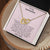 To My Daughter - Love Mom - Interlocking Heart Necklace Interlocking Hearts Necklace