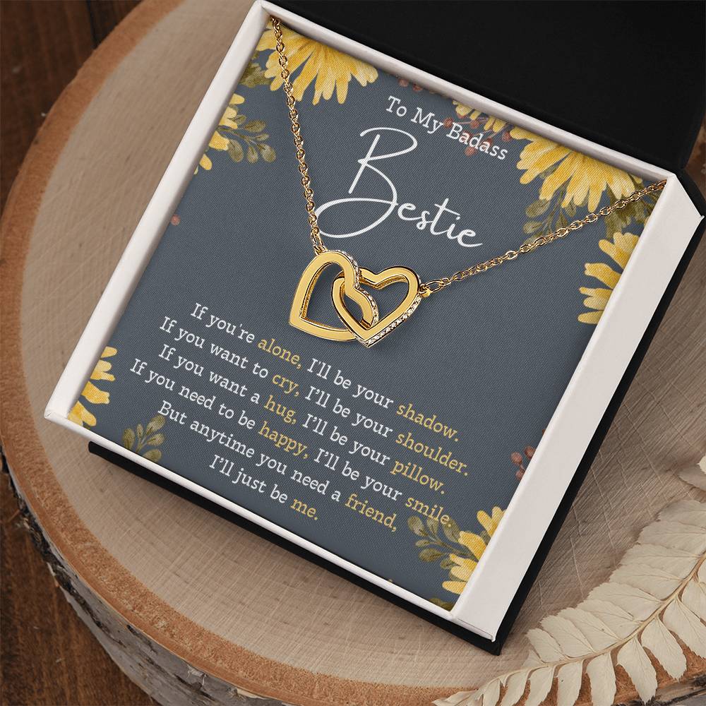 Best Friend Necklace Best Friend Gift Gift For Friend Friendship Interlocking Necklace Friend Forever Gifts Best Friend Birthday Gifts Interlocking Hearts Necklace