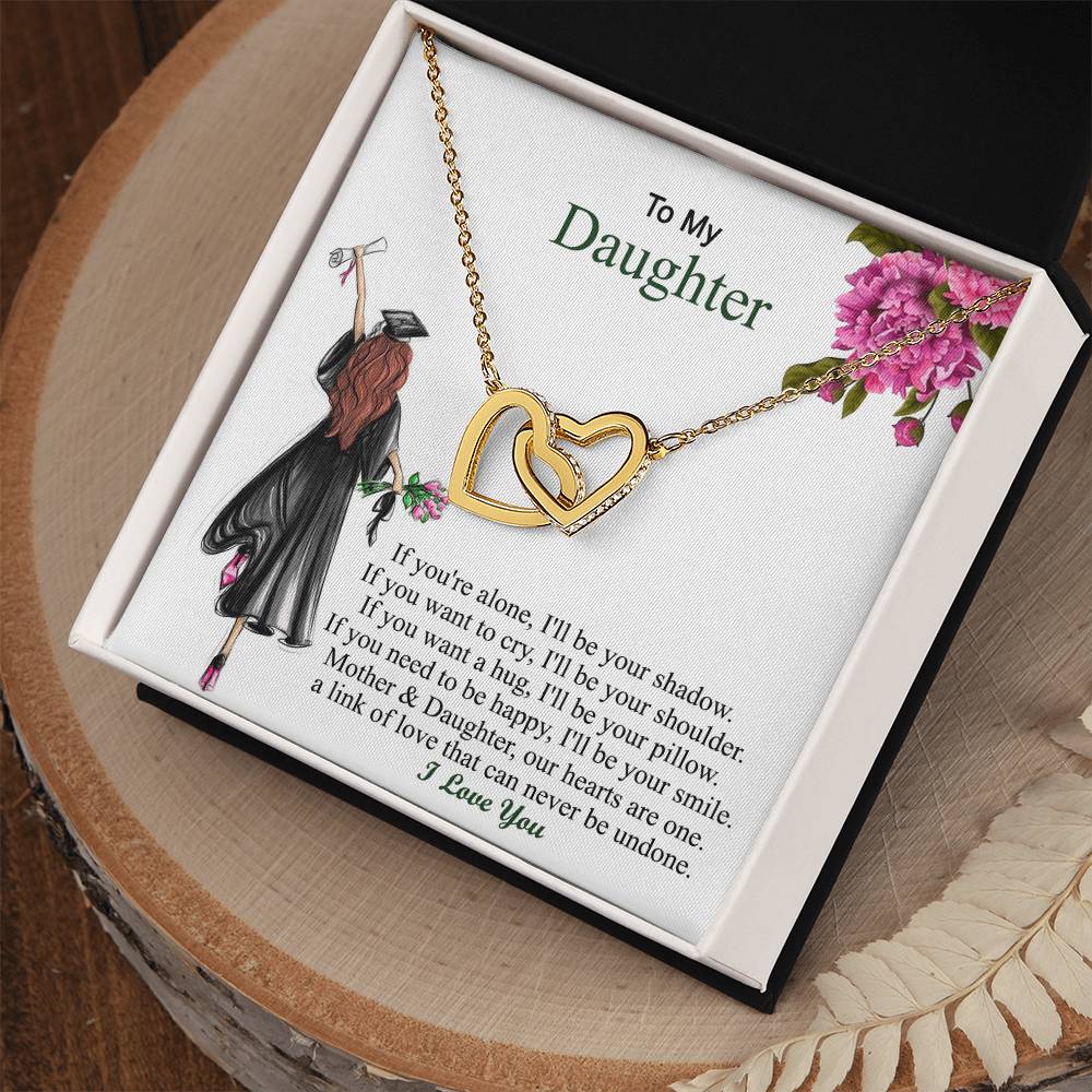 Graduation Gift For Her Graduation Day - Necklace Interlocking Hearts Necklace