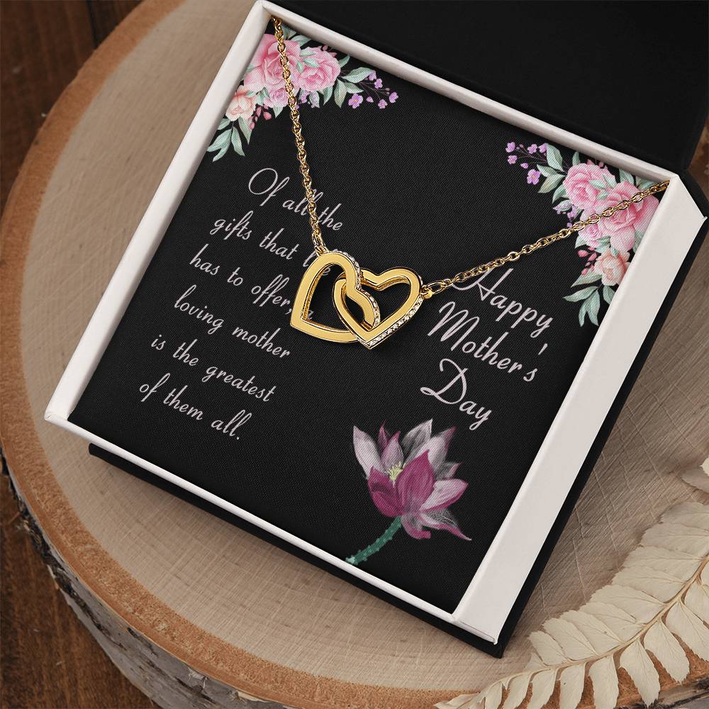Of All The Gifts - Interlocked Hearts Interlocking Hearts Necklace