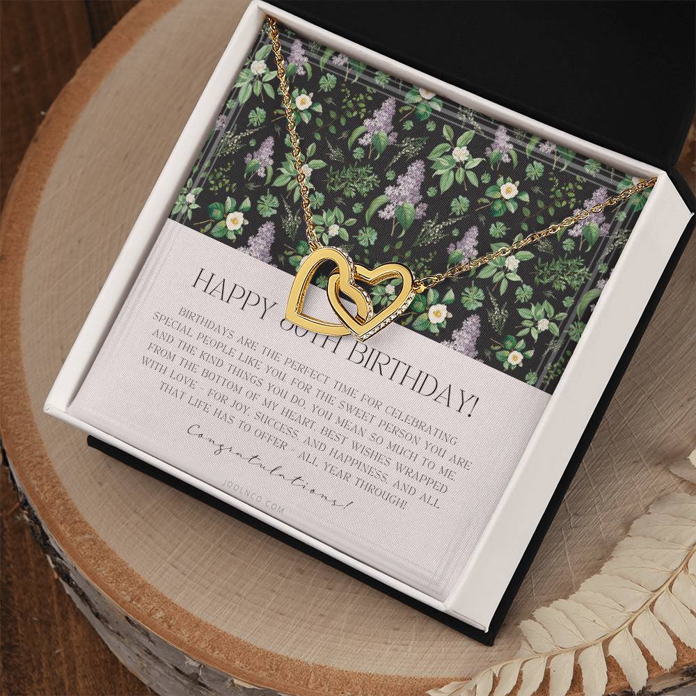 30Th Birthday Gifts For Women Necklace For Her 3 Decade Jewelry 30 Years Old 30Th Birthday Gift Necklace Jewelry Gift For Her Interlocking Hearts Necklace