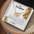To My Daughter - Old Lion - Necklace Interlocking Hearts Necklace