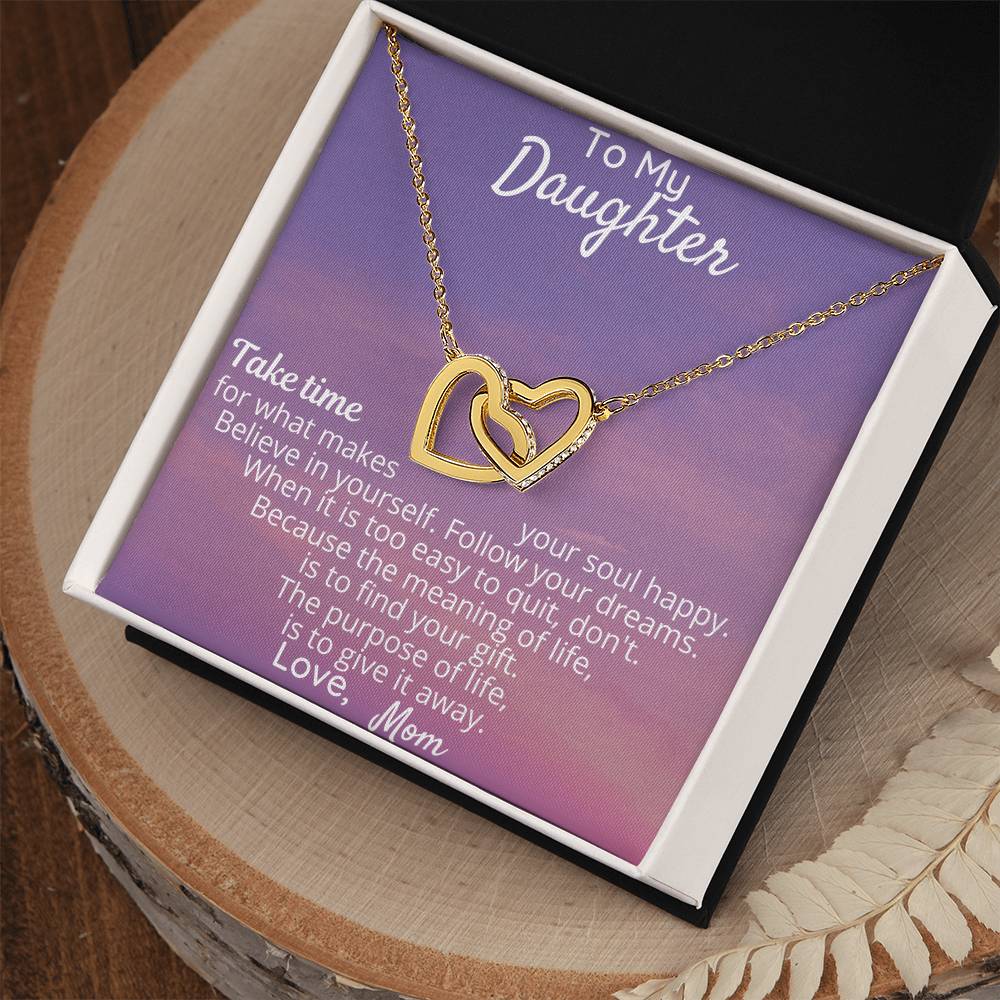 Take Time For - Interlocking Hearts Necklace