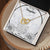 To My Daughter I Love You For The - Mom & Dad Interlocking Hearts Necklace