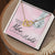 To My Mother - You’Re My World - Interlocking Necklace Interlocking Hearts Necklace