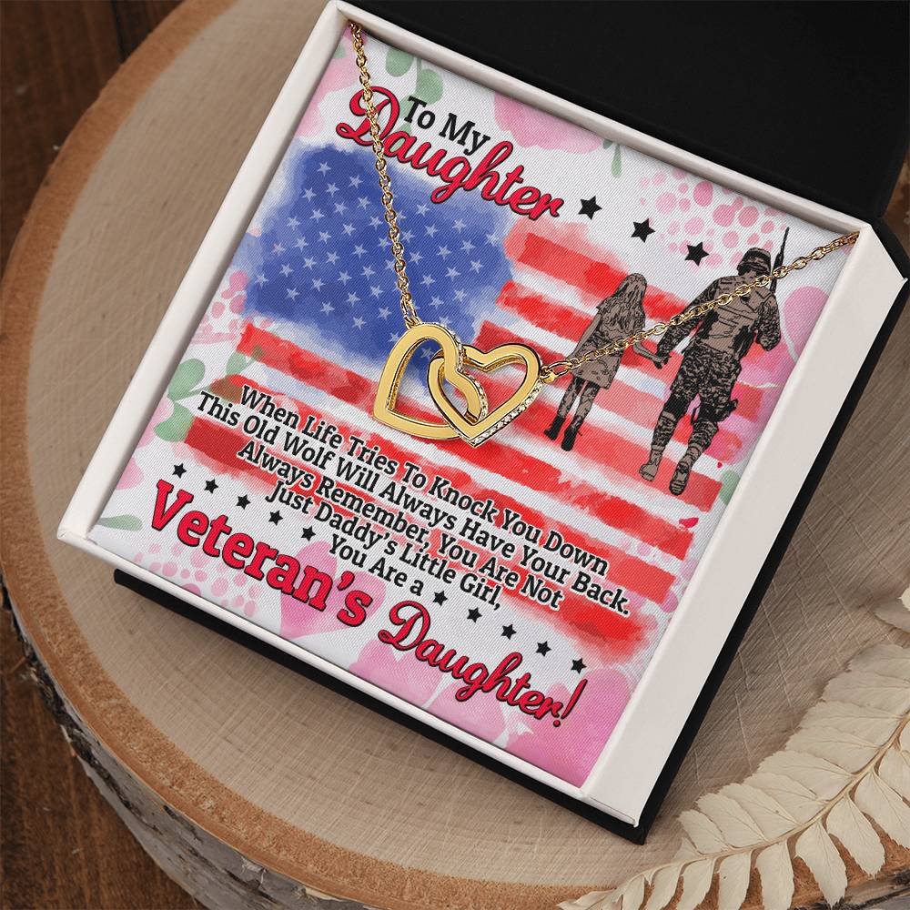 Veteran'S Daughter - Interlocking Heart Necklace Interlocking Hearts Necklace