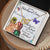 To My Unbiological Sister Necklace Interlocking Hearts Necklace