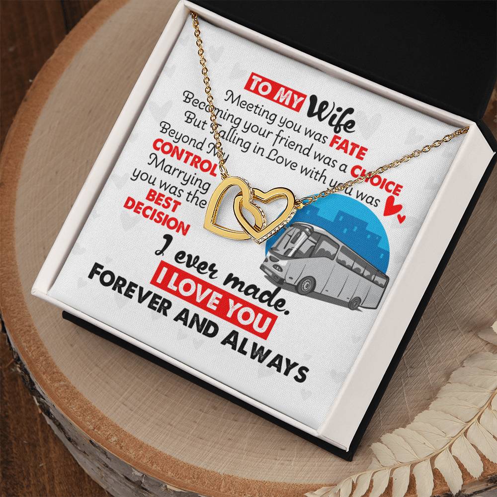 Bus Driver'S Wife - Interlocking Heart Necklace Interlocking Hearts Necklace