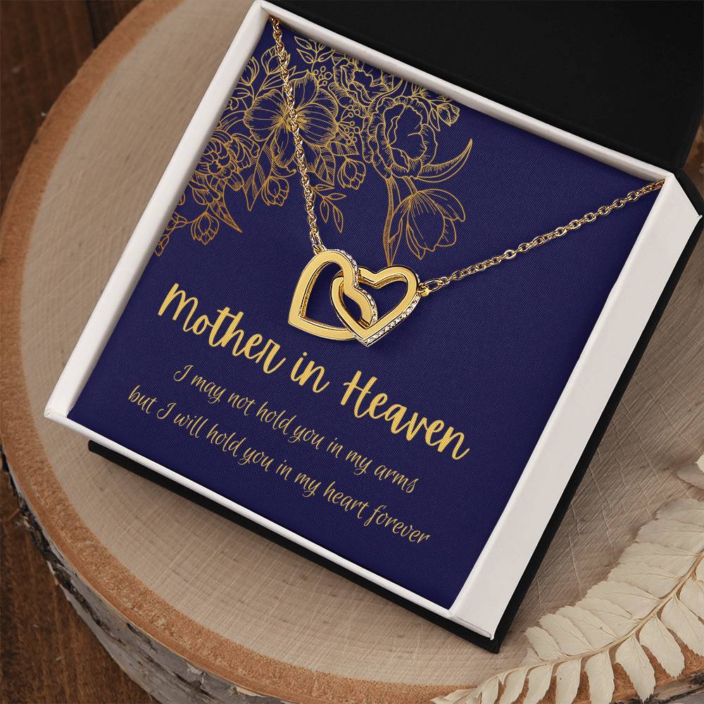 Mother In Heaven - Interlocking Necklace Interlocking Hearts Necklace