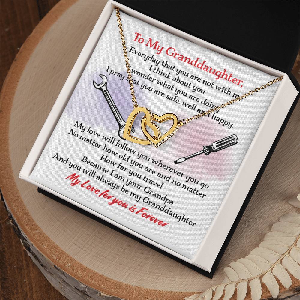 Mechanic'S Granddaughter - Interlocking Heart Necklace Interlocking Hearts Necklace