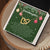 To My Granddaughter Interlocking Hearts Necklace Message Card