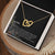 Soul Sister - Double Hearts Necklace Interlocking Hearts Necklace