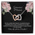 Gracias Mama Por Ser La Madre Más Valiente Y Decidida Del Mundo Interlocking Hearts Necklace