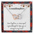 Christmas Gift For Granddaughter - Here Together Or Miles Apart A Granddaughter Like You Is Always In My Heart Interlocking Hearts Necklace