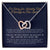 Apology Gift For Wife From Guilty Husband Interlocking Hearts Necklace